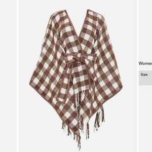 Lela Rose Pearl Poncho cape